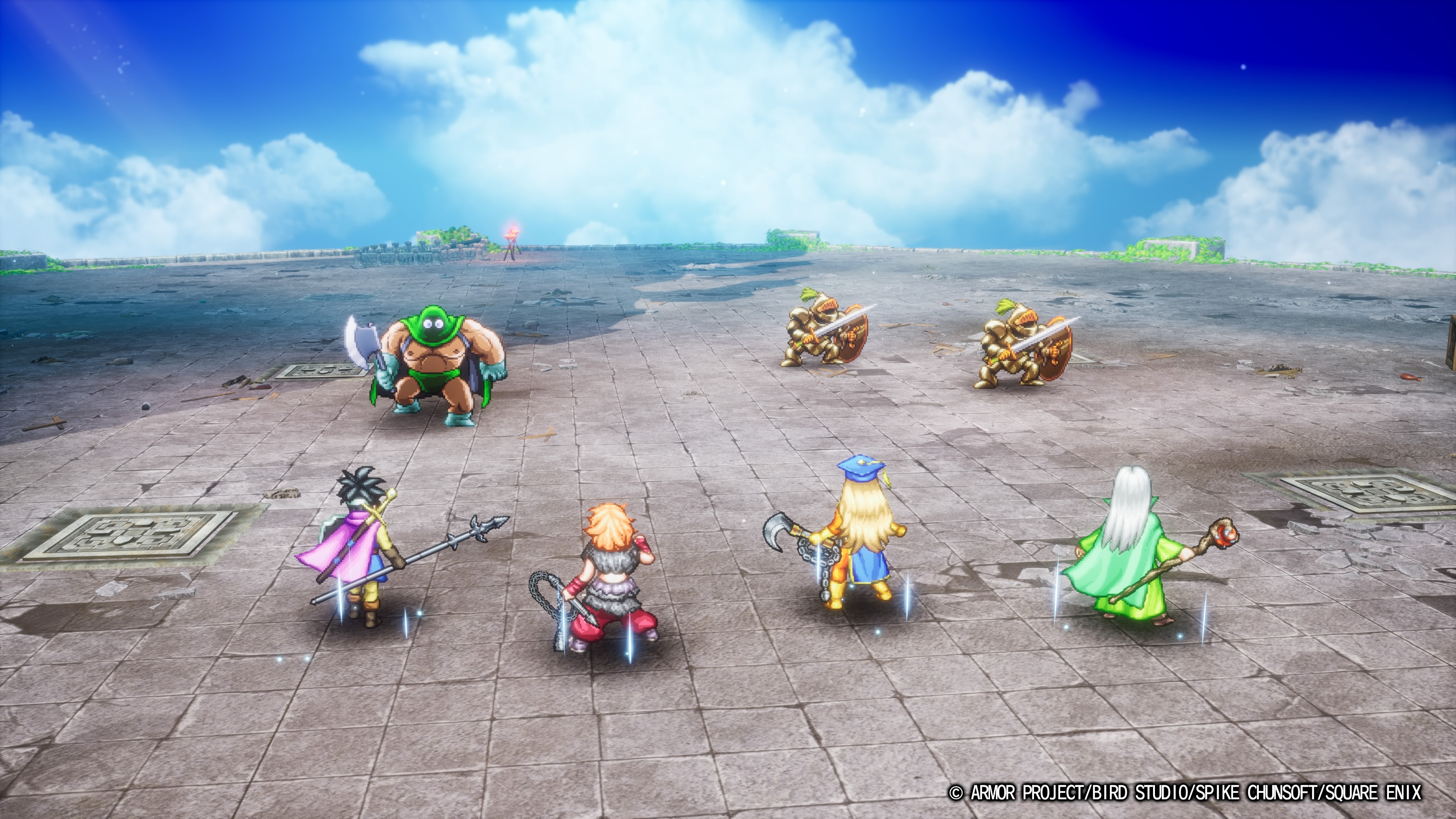Como os sapatos elevadores funcionam no Dragon Quest 3: remake de HD-2D?