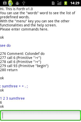 Forth Interpreter