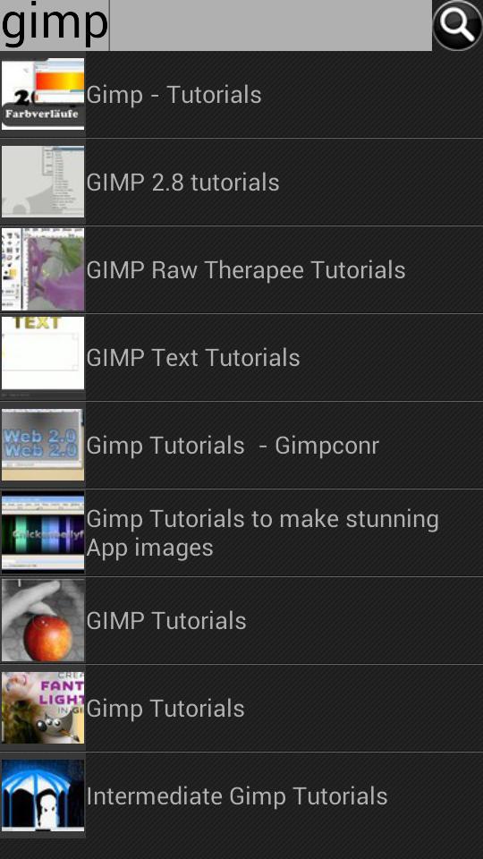 Tutorials for Gimp