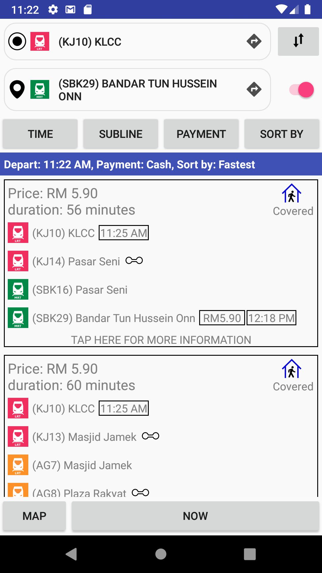KL LRT Price Check (KTM, Rapid