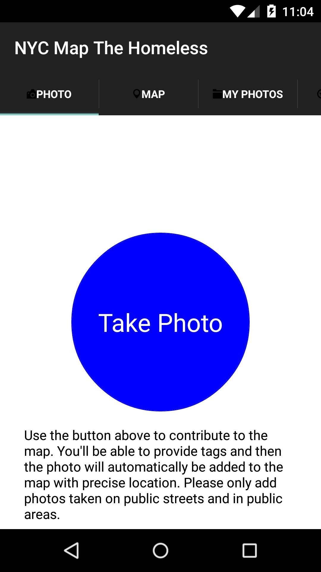 NYC Map The Homeless