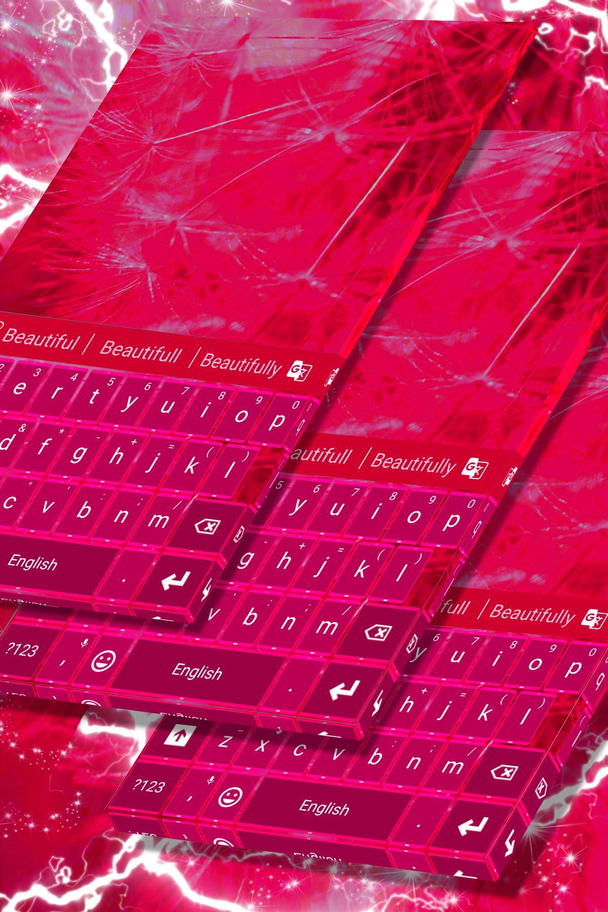 Pink Keyboard for Galaxy S4