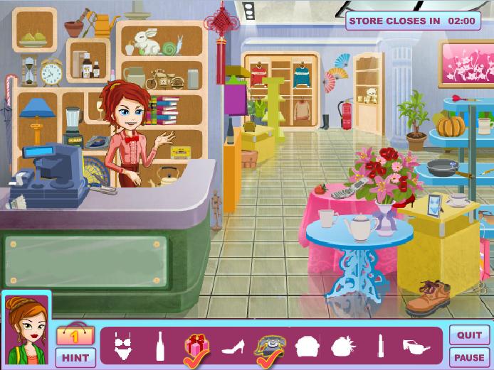 Hidden Objects Shop