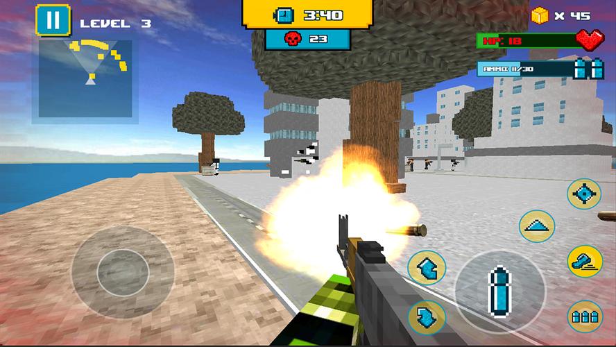 Block Soldier Battlefield