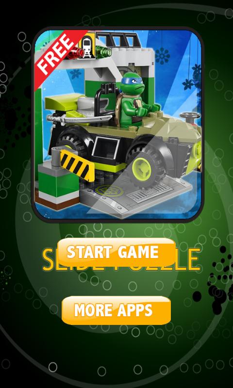 Slide Puzzle Ninja Turtle Lego