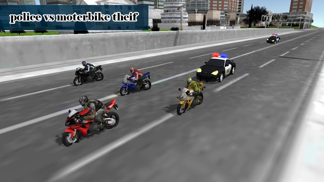City Police Vs Motorbike Thief