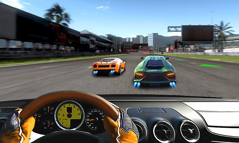 Real Racing In Car