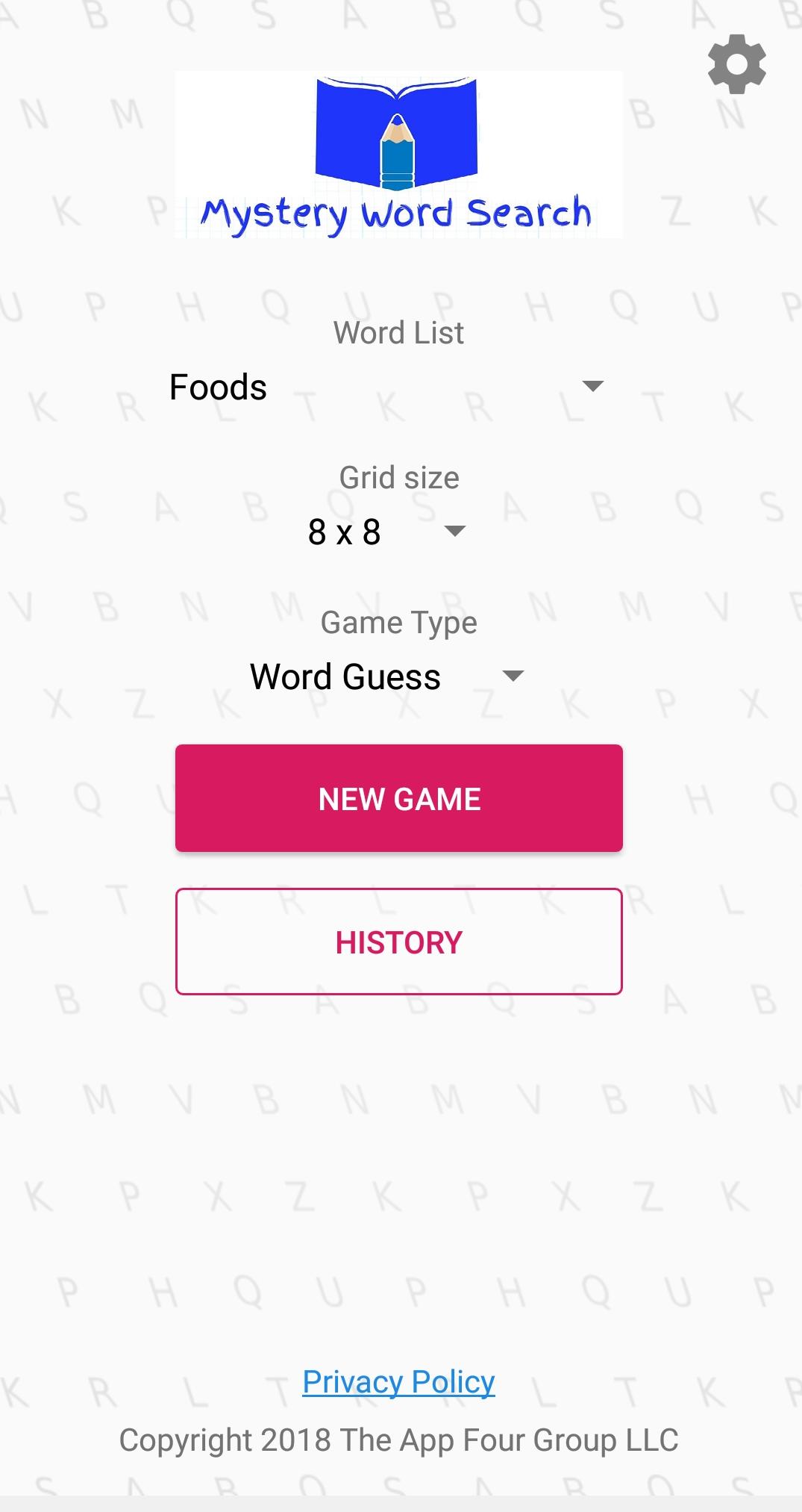 Mystery Word Search