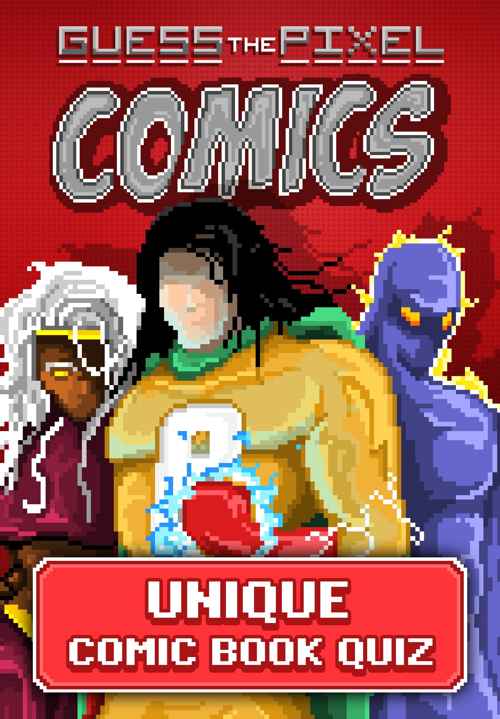 Guess the Pixel: Comics Heroes