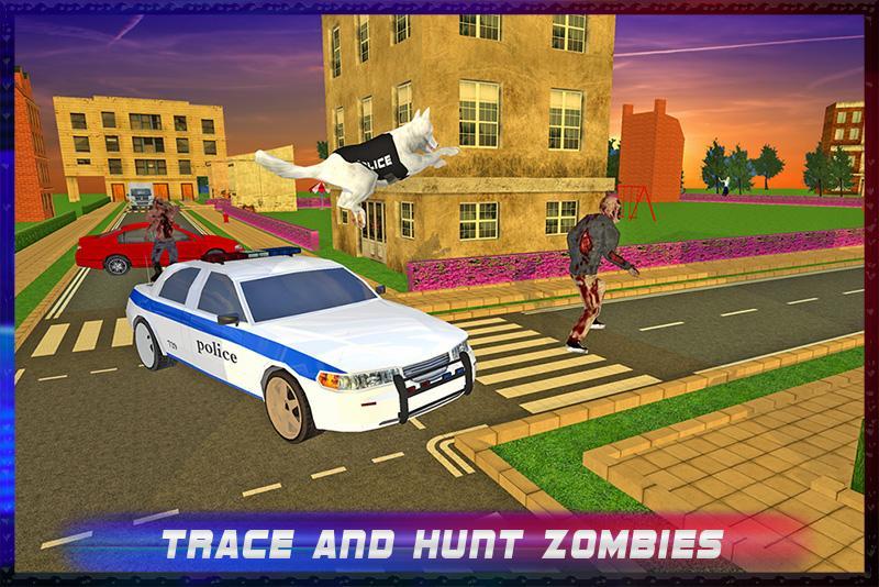 Police Dog vs Dead Zombie Warfare