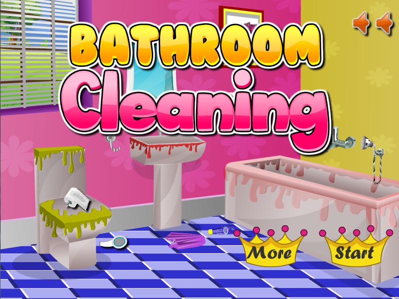 Wash Bathroom - Cleaning Games