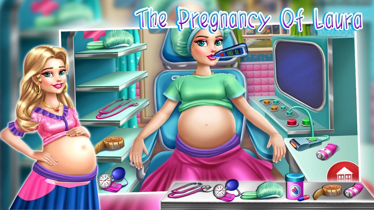 The pregnancy of Laura