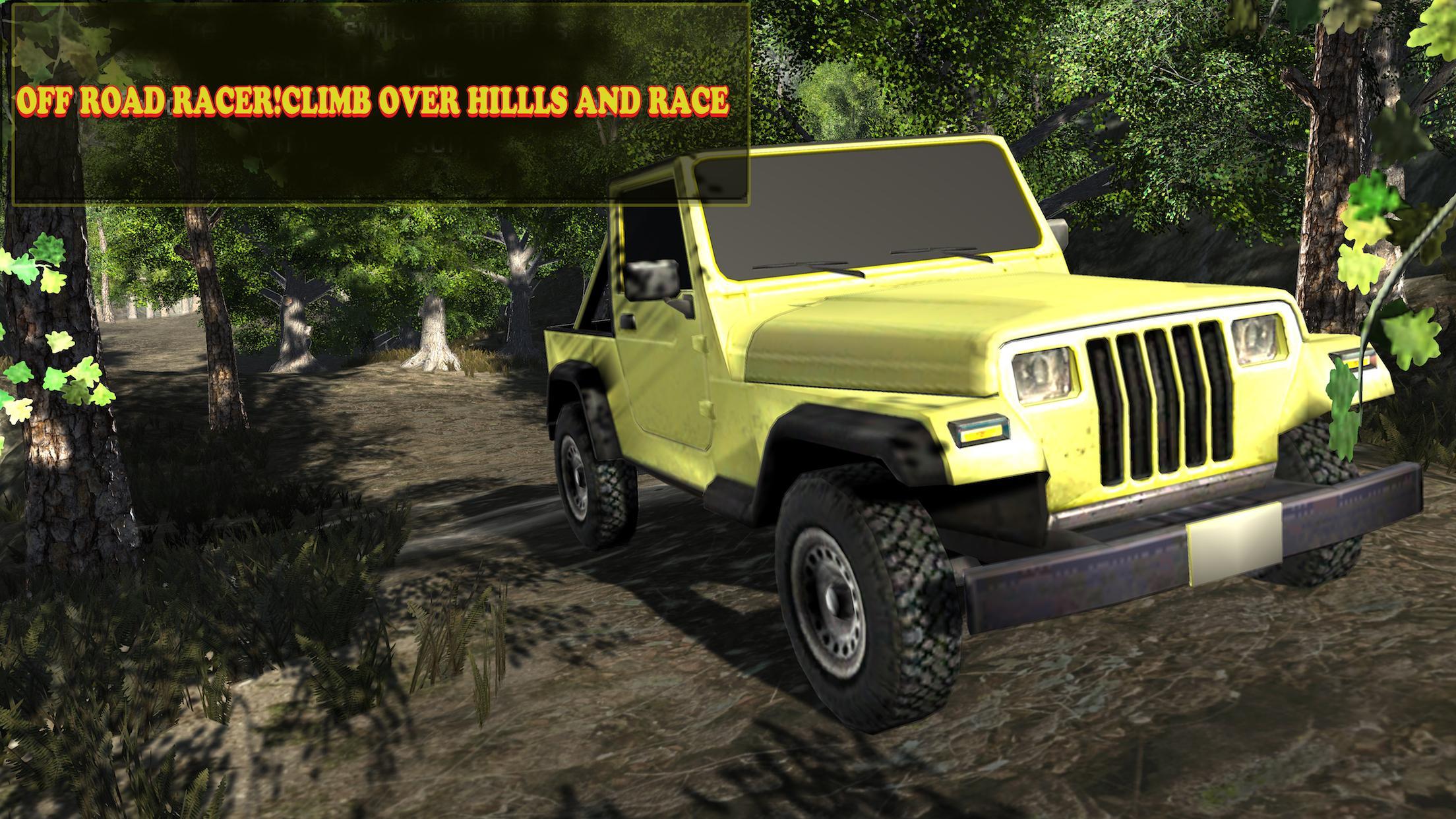 Off-Road Jeep Mountain Racer